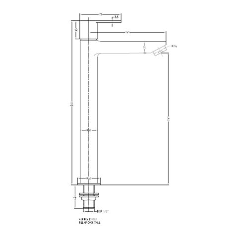 Hindware Table Mounted Tall Boy Basin Tap Aspiro F570002 - Chrome on ...