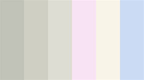 Neutral Grey Pastel Color Palette