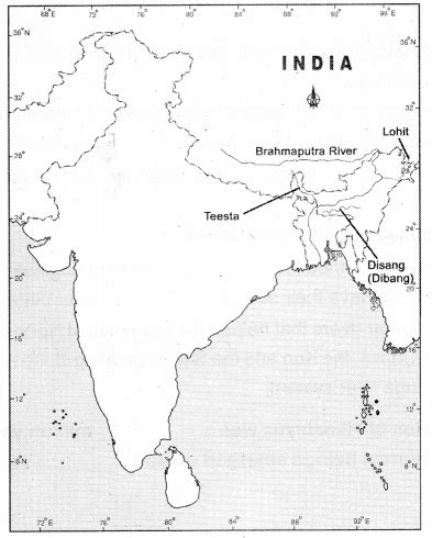 ts scert 10th class social Lesson 1 India Relief Features