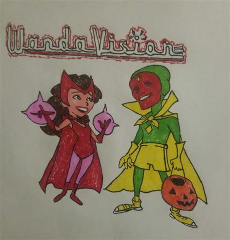 Image result for Wanda Vision Drawing