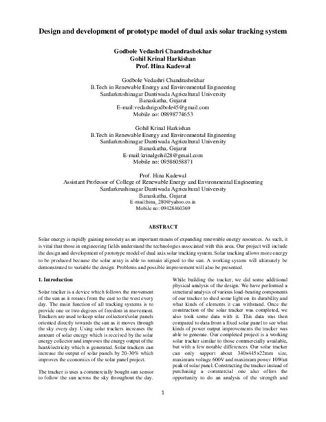 Image result for Solar Tracking System Project Prototype