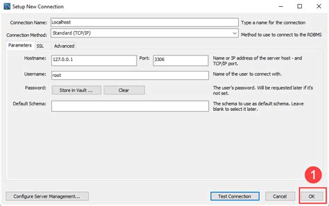 Connect Workbench to MySQL Server 的图像结果