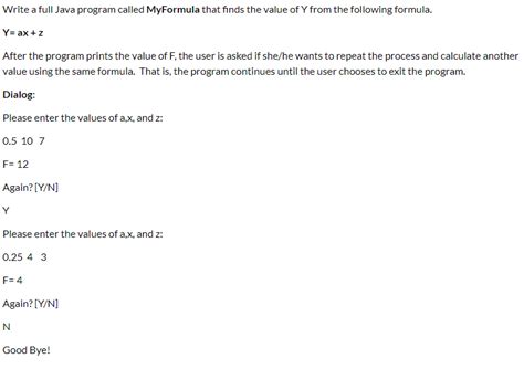 Image result for How to Write a Fomula in Java Program