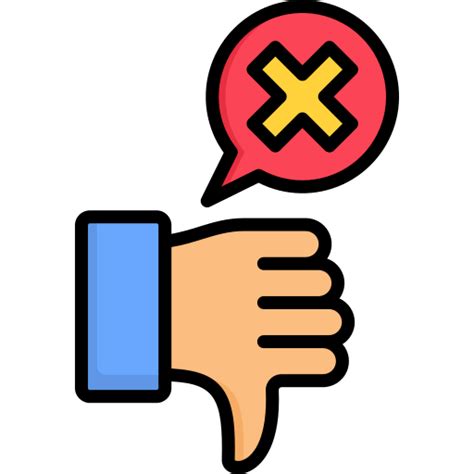 Bad feedback Generic color lineal-color icon | Freepik