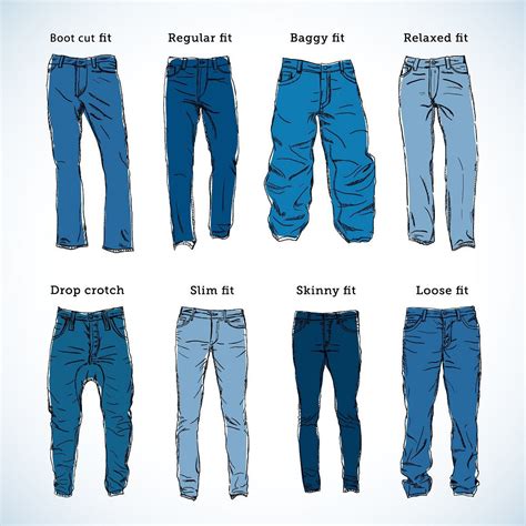 Denim Fit Vector Sketch Set | Jeans outfit men, Mens outfits, Mens ...