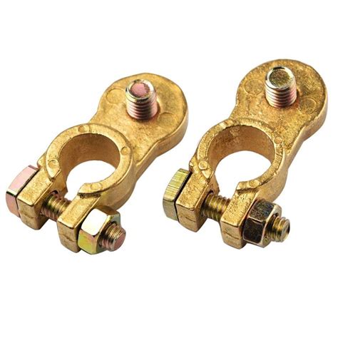 Buy Battery Terminal Clamp Clips Battery Positive & Negative Top Post ...