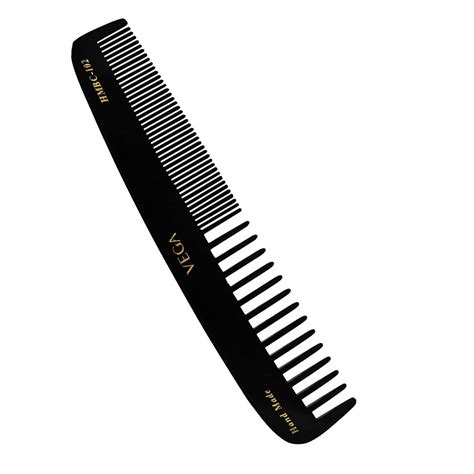 Buy Vega Extra Wide and Fine Teeth Graduated Dressing Comb, Black ...