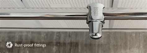 L-Type Black Matte Plain Shower | BathStory