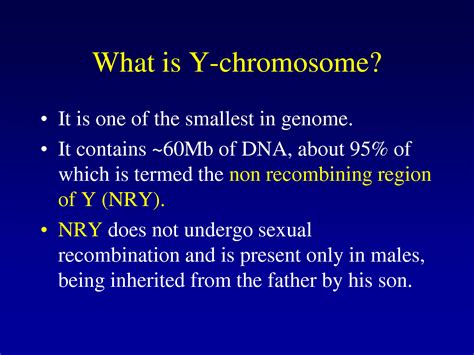 SOLUTION: Y chromosome dna testing - Studypool