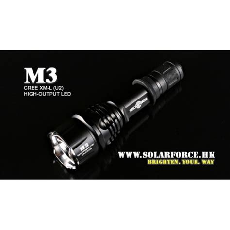 Solarforce M3 - XML U2 Flashlight Head for Solarforce L2 lights