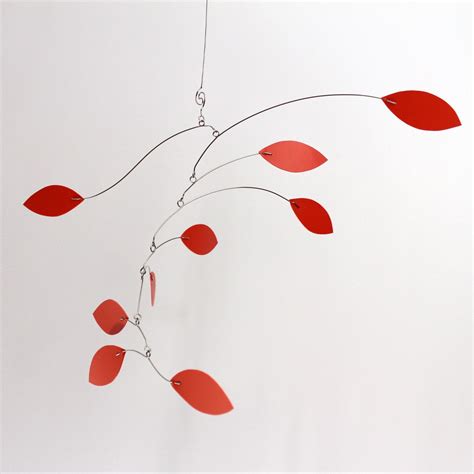 Orange Vine Hanging Wire Mobile Kinetic Mobile Sculpture | Etsy ...