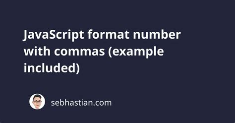 Image result for JavaScript Format Number with Com Mas