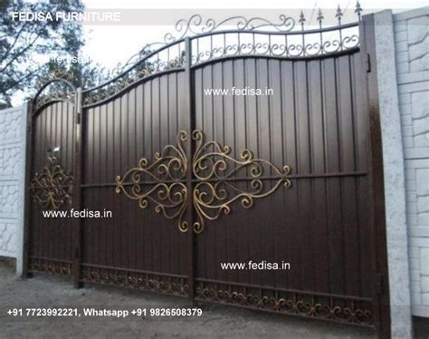 Home Boundary Wall Design With Gate Modern House With Gate Main Gate ...