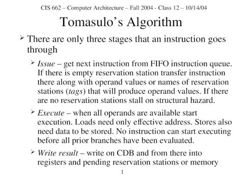 Image result for Tomasulo Algorithm Write Result