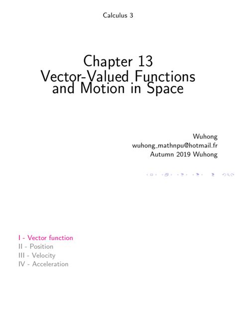Image result for Calc 3 Vector-Valued Functions