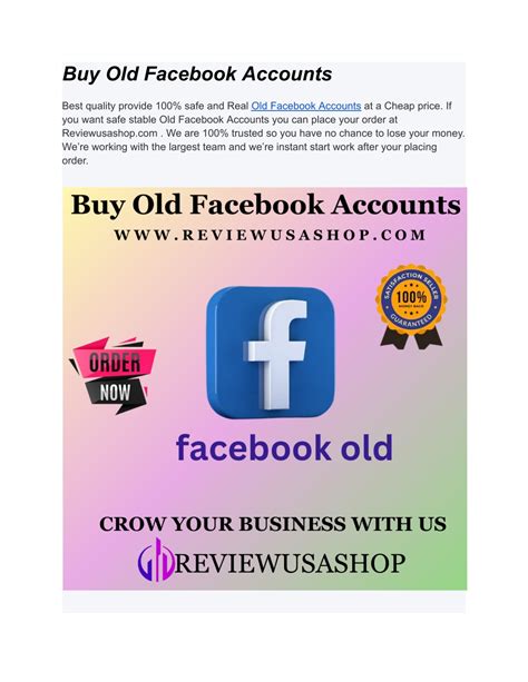 PPT - Buy Old Facebook Accounts PowerPoint Presentation, free download ...