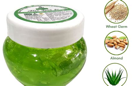 Dr. Veda's Herbal Aloevera Gel with Vitamin-E & Wheat Germ For Skin ...