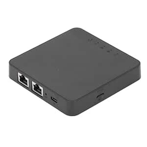 4G LTE Router, 2 Gigabit Ethernet Ports Ultra Compact SIM Modem Mobile ...