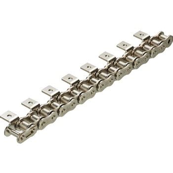 RS120-NP-2LSA1-L コーティングアタッチメント付 RS形チェーン(NP仕様) 椿本チエイン アタッチメント型式SA1 ピッチ38 ...