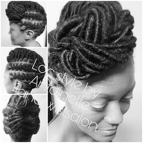 Loc Updo Tutorial 的图像结果