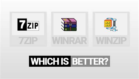 7-Zip vs WinRAR vs WinZip — Finding the Best File Archiver - 7Zip