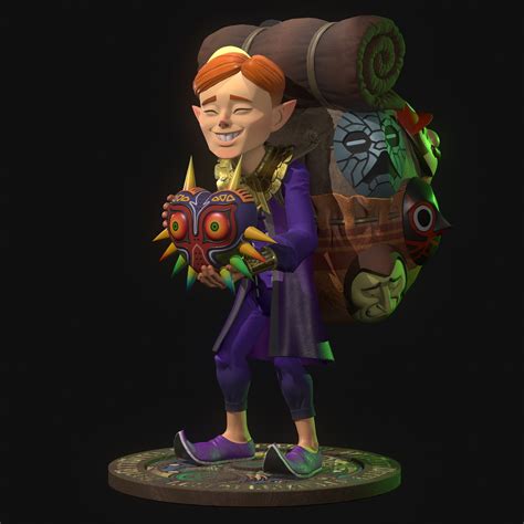 ArtStation - Happy Mask Salesman