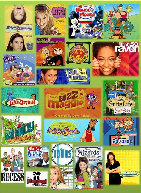 Repin if you know these shows | Old disney channel, Disney channel ...