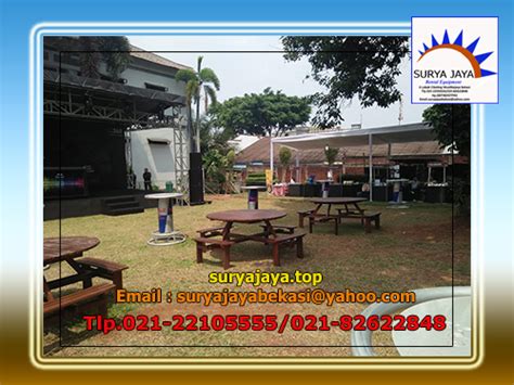 meja taman bulat Archives - Pusat Sewa Alat Dan Perlengkapan Event Di ...