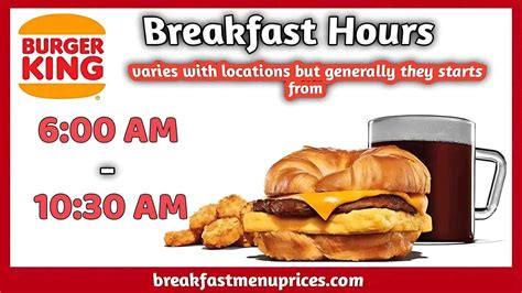 Burger King Breakfast Hours Across USA – BMP