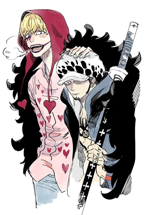 Trafalgar D Water Law Corazon Cora-san Donquixote Rosinante One Piece ...