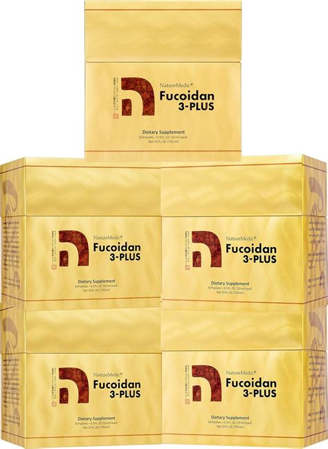 Buy NatureMedic Fucoidan 3-Plus Brown Seaweed Immunity Supplement with ...