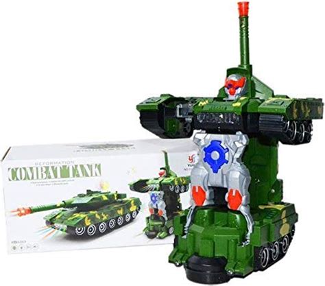 Buy Gooyo Deformation Combat Electronic Robot Car Tank Deformation ...