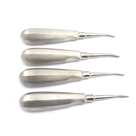 Starter KIT of 4 Elevators C2 C3 C4 C5 Curved Tips Stainless Steel by G ...