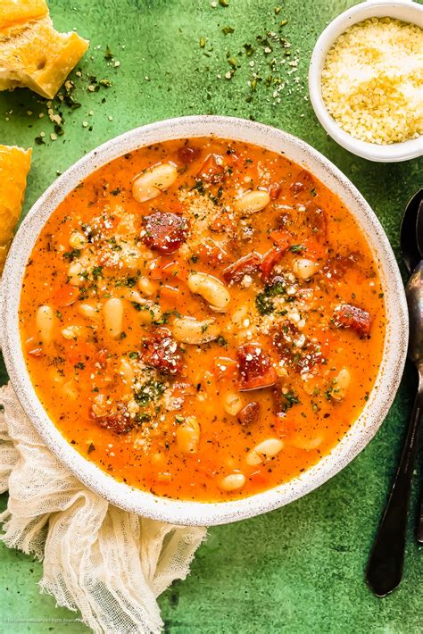 Parmesan Tomato Cannellini Bean Soup 🍲: A Comforting Delight for Every ...