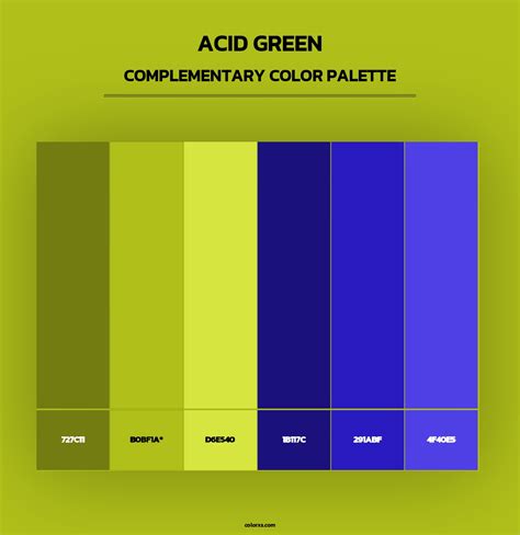 Complementary color palettes and scheme combinations - colorxs.com