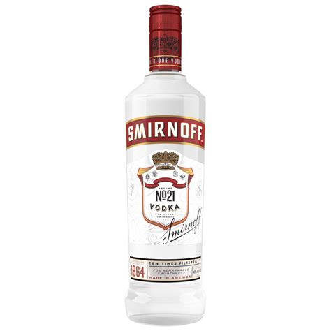 Smirnoff No. 21 80 Proof Vodka, 750 mL Glass Bottle, 40% ABV - Walmart.com