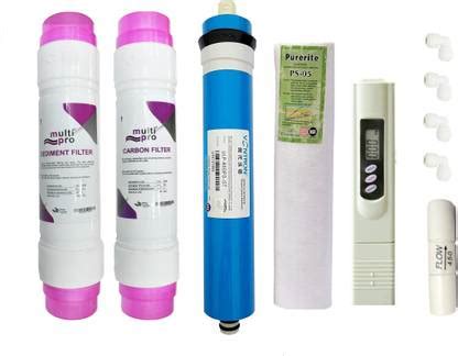 PUROSMART Multipro sediment carbon filter spun filter,TDS meter with ...