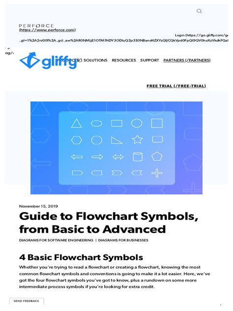 Guide to Flowchart Symbols, from Basic to Advanced _ Gliffy | Download Free PDF | Computing