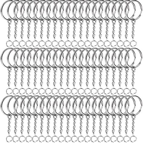 Ashani Creation Metal Split Keychain Ring Parts - Key Chains 25mm with ...