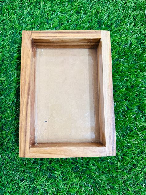 7*5 Rectangle Wooden Teakwood – Jinalresinstudio
