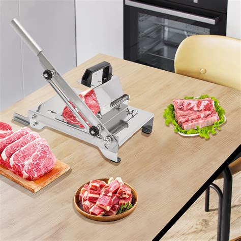JOYDING Stainless Steel Manual Meat Slicer Manual for Meat Vegetables ...