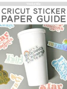 Image result for Cricut Sticker Paper Tutorial