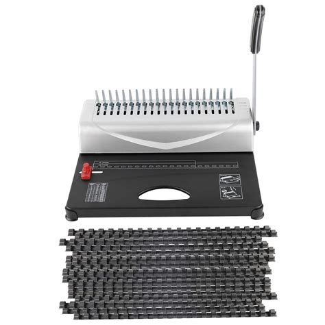 Heavy Duty Comb Binding Machine 450 Sheet 21 Hole Handle Manual Paper ...