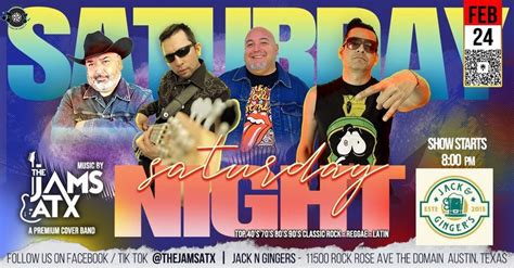 The Jams ATX @ Jack N Gingers The Domain, Jack & Ginger's, Mc Neil, 24 ...