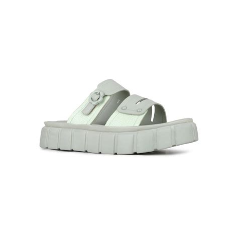 Buy Inc.5 Women Green Casual Solid Round Toe Flatform Sandals Online