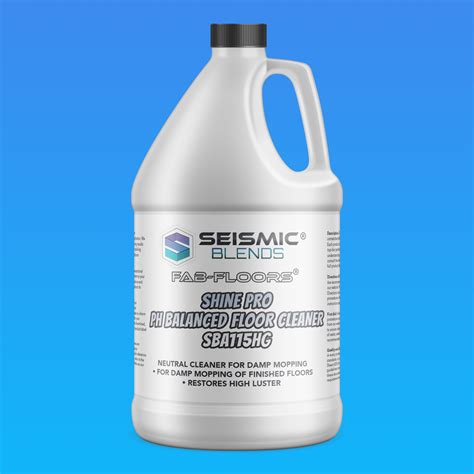 Fab Floors Shine Pro pH Balanced Floor Cleaner (SBA115HG) - pH Balance