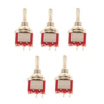 Imported 5 x On/Off Mini Miniature Toggle Switch Model Railway SPST ...