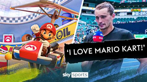 Alexander Zverev: I love Mario Kart! | Tennis News | Sky Sports