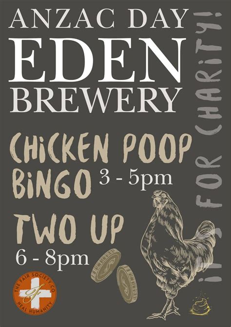 Chicken Poop Bingo + Two Up on Anzac Day, Eden Brewery, Bowral, 25 ...