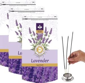 SHASHI Lavender Low Smoke Agarbathi(255 Incense Sticks) Exotic Floral ...